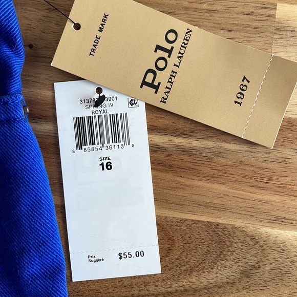 POLO Ralph Lauren Girls size 16 Denim Shorts - Picture 2 of 7